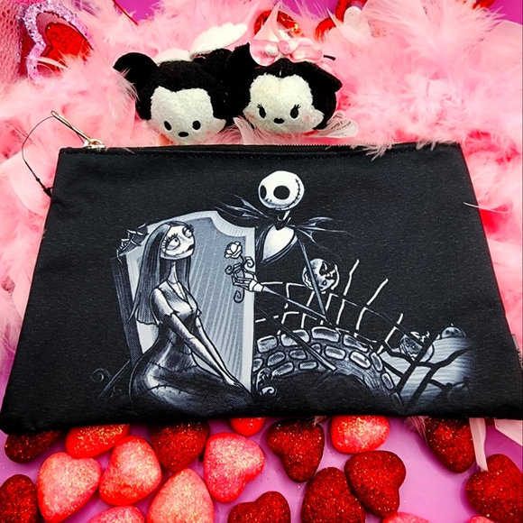 Disney Bags Disney Jack And Sally Cosmetic Bag Poshmark